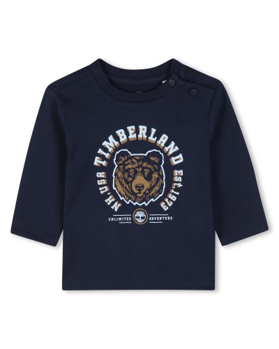 Tee-shirt garçon Timberland Bleu Cargo