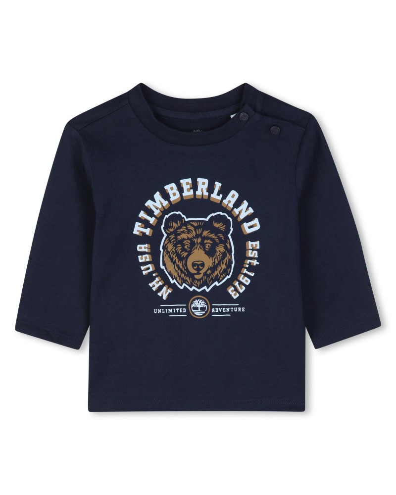 Tee-shirt garçon Timberland Bleu Cargo