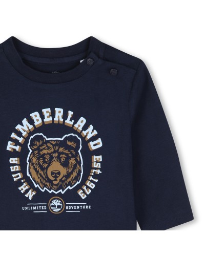 Tee-shirt garçon Timberland Bleu Cargo
