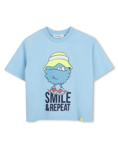 Tee-shirt garçon Billieblush Mineral Blue