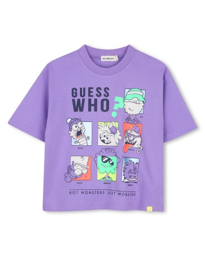 Tee-shirt garçon Billieblush Violet Tulip