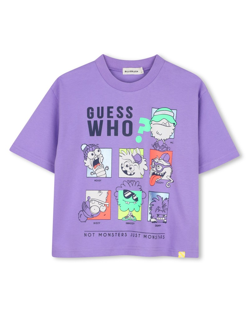 Tee-shirt garçon Billieblush Violet Tulip