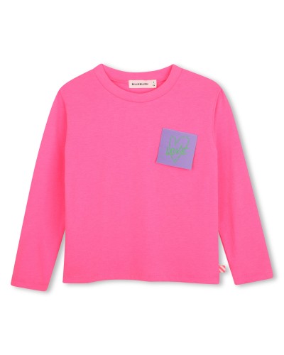 Tee-shirt fille Billieblush Storm Pink