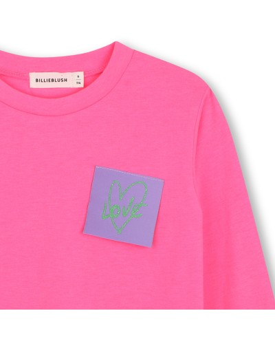 Tee-shirt fille Billieblush Storm Pink