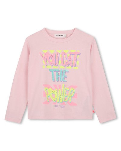 Tee-shirt fille Billieblush Rosee