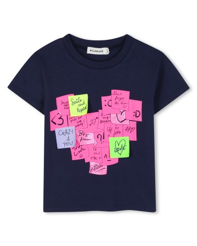 Tee-shirt fille Billieblush Indigo Blue