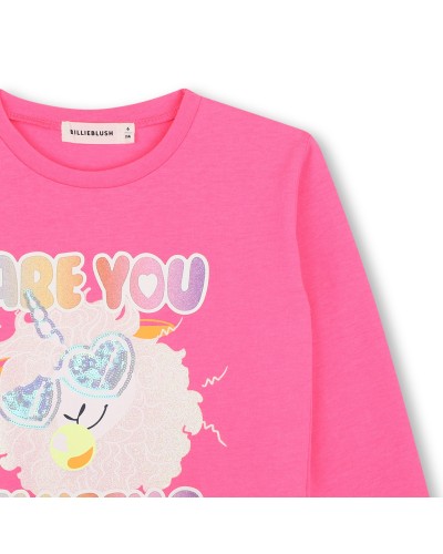 Tee-shirt fille Billieblush Storm Pink