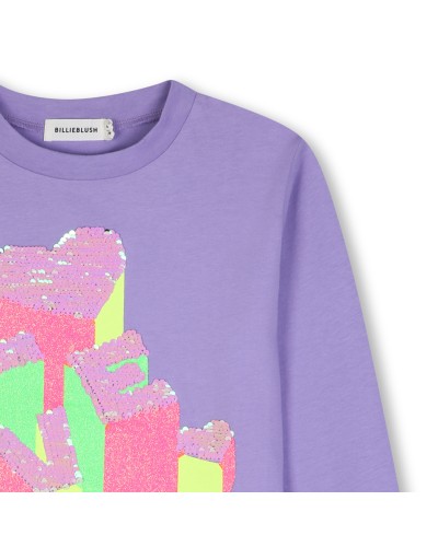 Tee-shirt fille Billieblush Violet Tulip