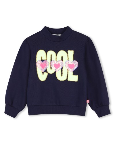Sweat fille Billieblush Indigo Blue