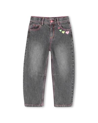 Pantalon fille Billieblush Denim Grey