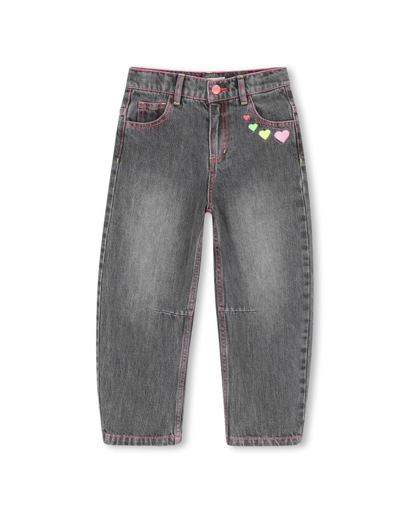 Pantalon fille Billieblush Denim Grey