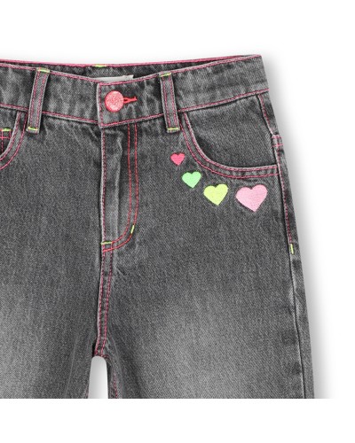 Pantalon fille Billieblush Denim Grey