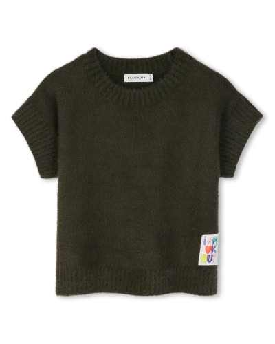 Pull fille Billieblush Olive Night