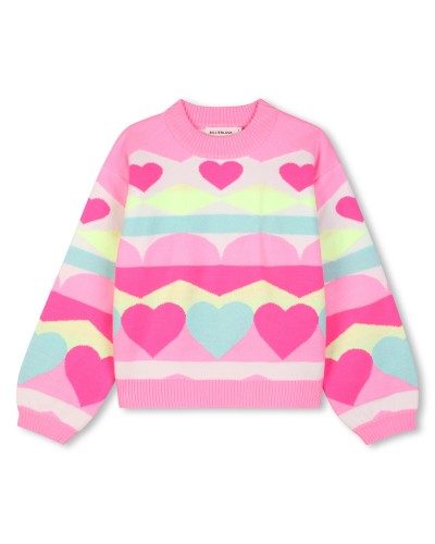 Pull fille Billieblush Multico
