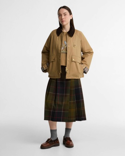 Barbour veste Daphne à col en velours côtelé