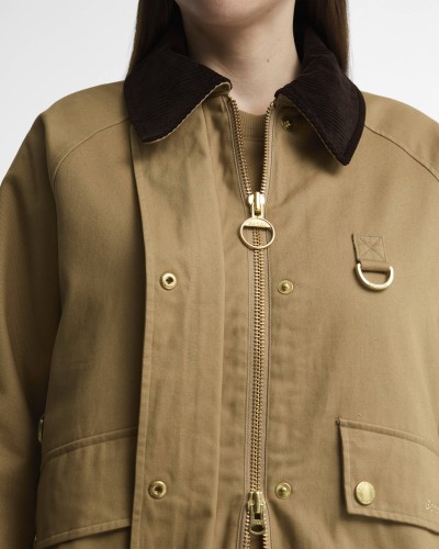 Barbour veste Daphne à col en velours côtelé