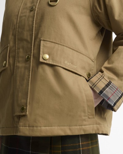 Barbour veste Daphne à col en velours côtelé