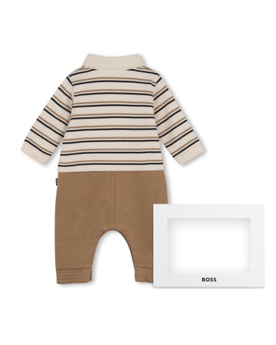 Combinaison garçon Boss New Beige