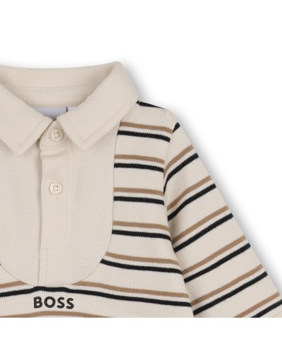 Combinaison garçon Boss New Beige