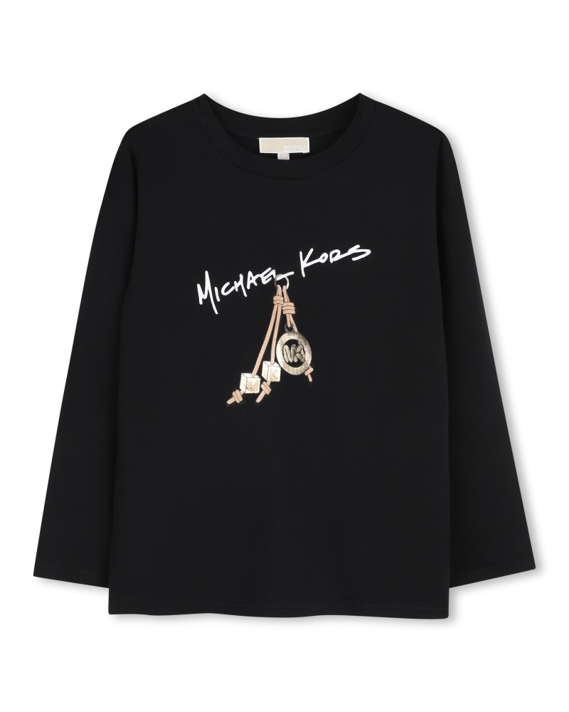 Tee-shirt fille Michael Kors Black
