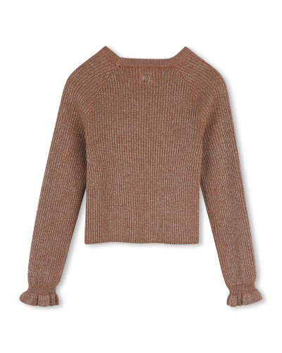 Pull fille Michael Kors Puce