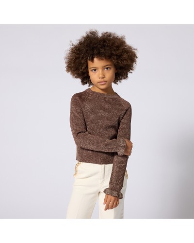 Pull fille Michael Kors Puce