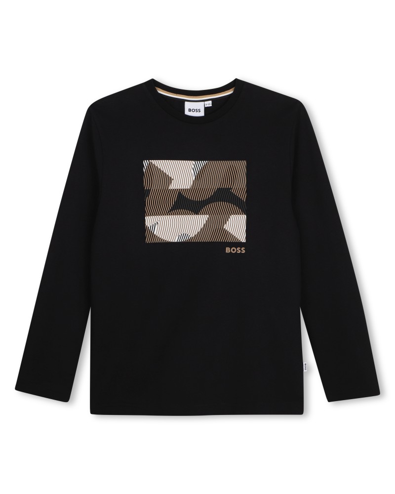 Tee-shirt garçon Boss Black