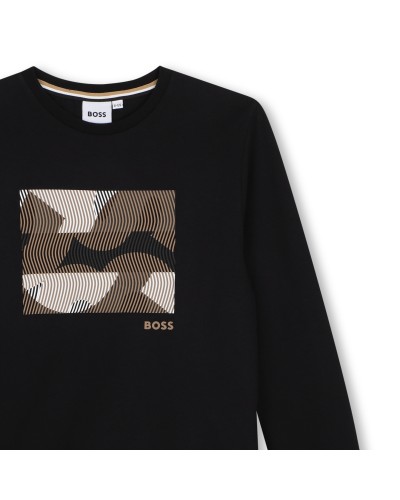 Tee-shirt garçon Boss Black