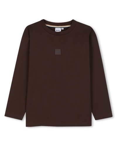 Tee-shirt garçon Boss Tourbe