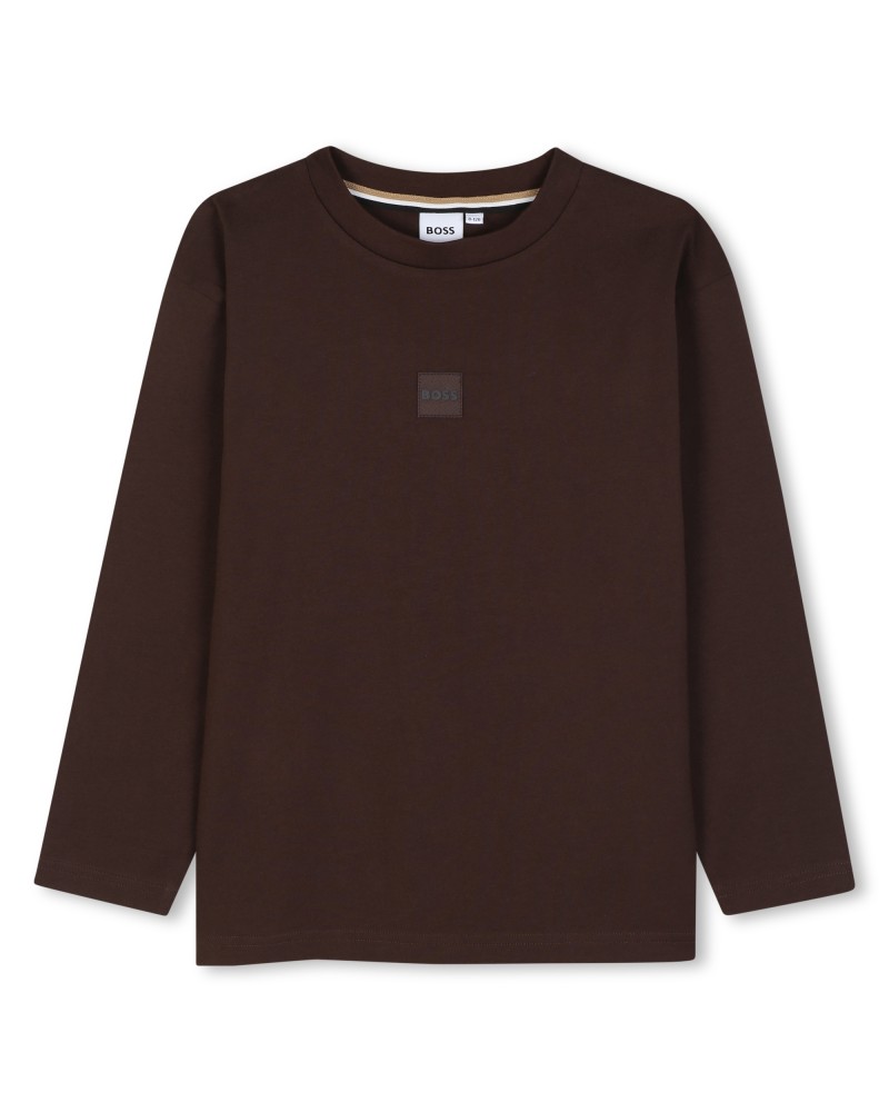 Tee-shirt garçon Boss Tourbe