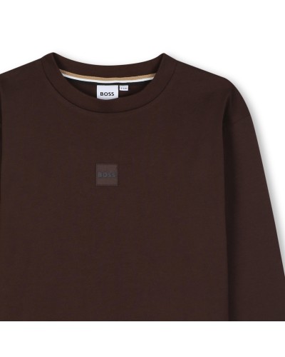 Tee-shirt garçon Boss Tourbe