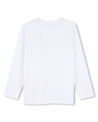Tee-shirt garçon Boss Blanc
