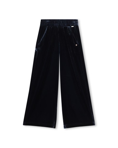 Pantalon fille Boss Bleu Cargo