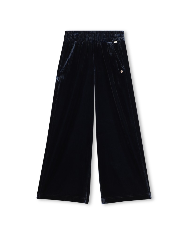 Pantalon fille Boss Bleu Cargo