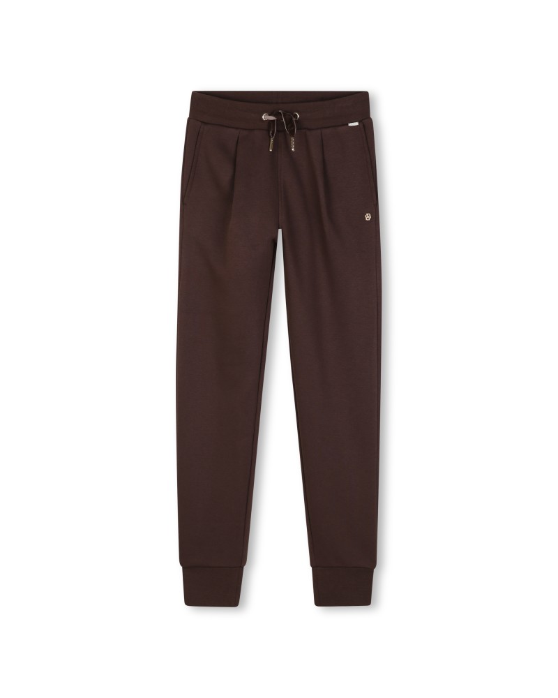 Pantalon fille Boss Tourbe