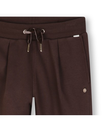 Pantalon fille Boss Tourbe