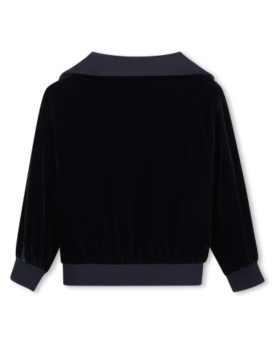 Cardigan fille Boss Bleu Cargo