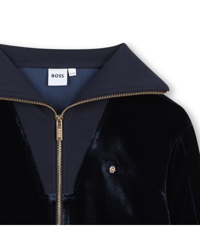Cardigan fille Boss Bleu Cargo