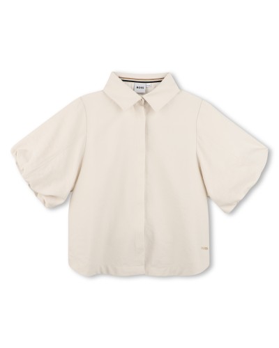 Chemise fille Boss Ivory