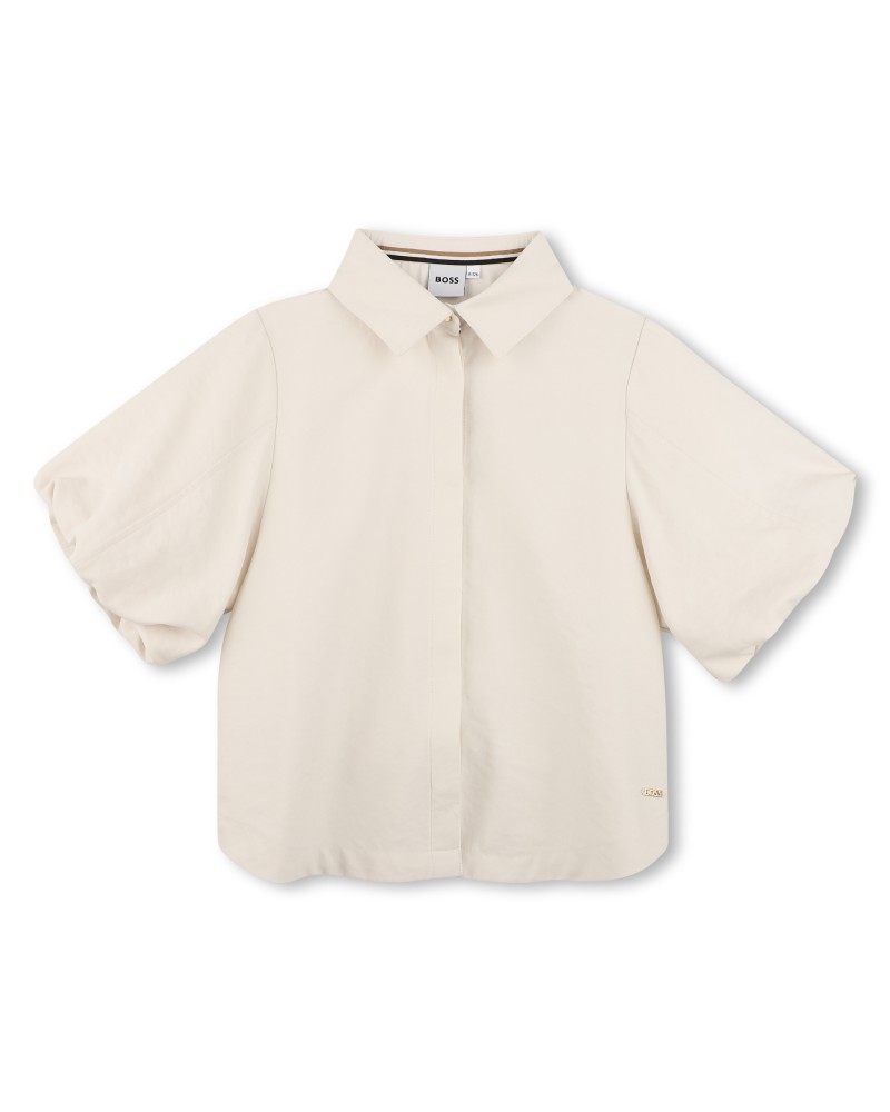 Chemise fille Boss Ivory