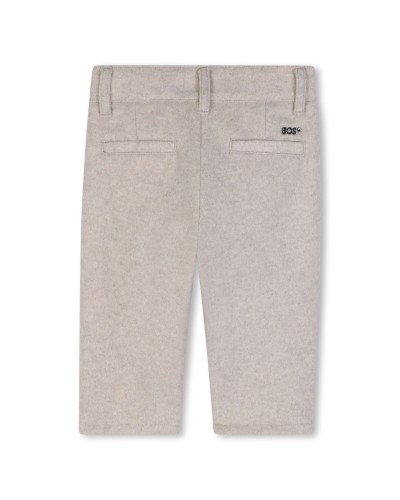 Pantalon garçon Boss Ecru Chine