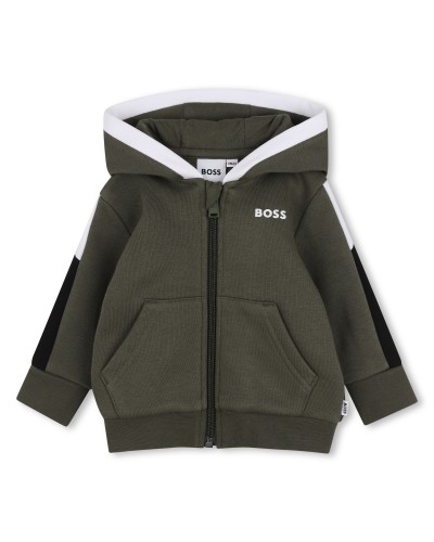 Cardigan garçon Boss Olive Night