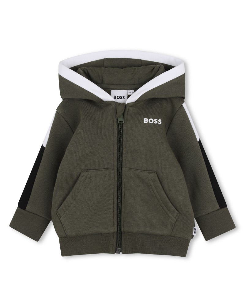 Cardigan garçon Boss Olive Night