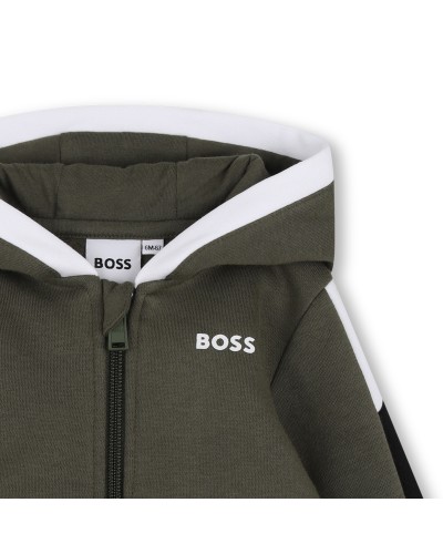 Cardigan garçon Boss Olive Night