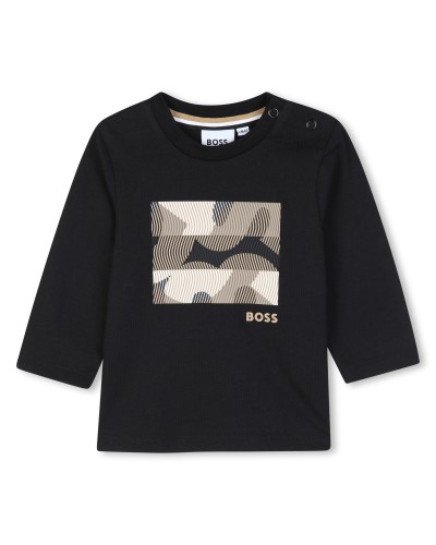 Tee-shirt garçon Boss Black