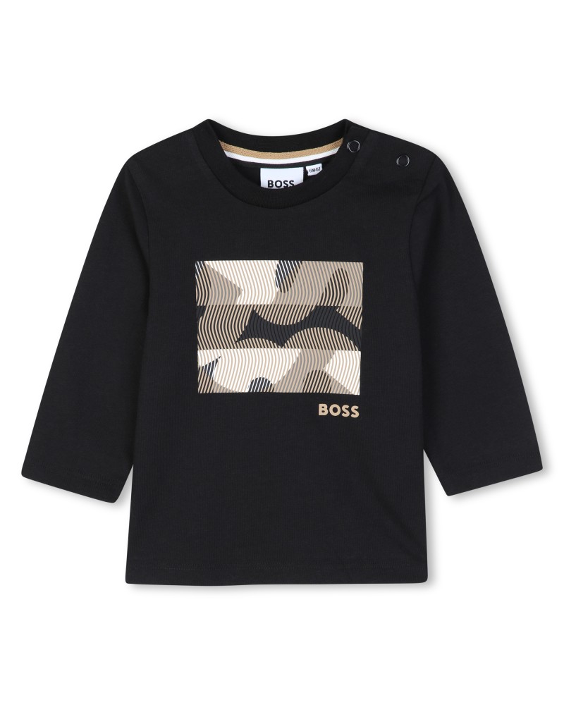 Tee-shirt garçon Boss Black