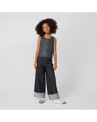 Pantalon fille Dkny Denim Black