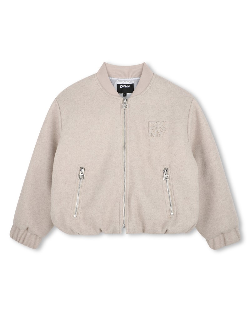 Blouson fille Dkny Beige Chine