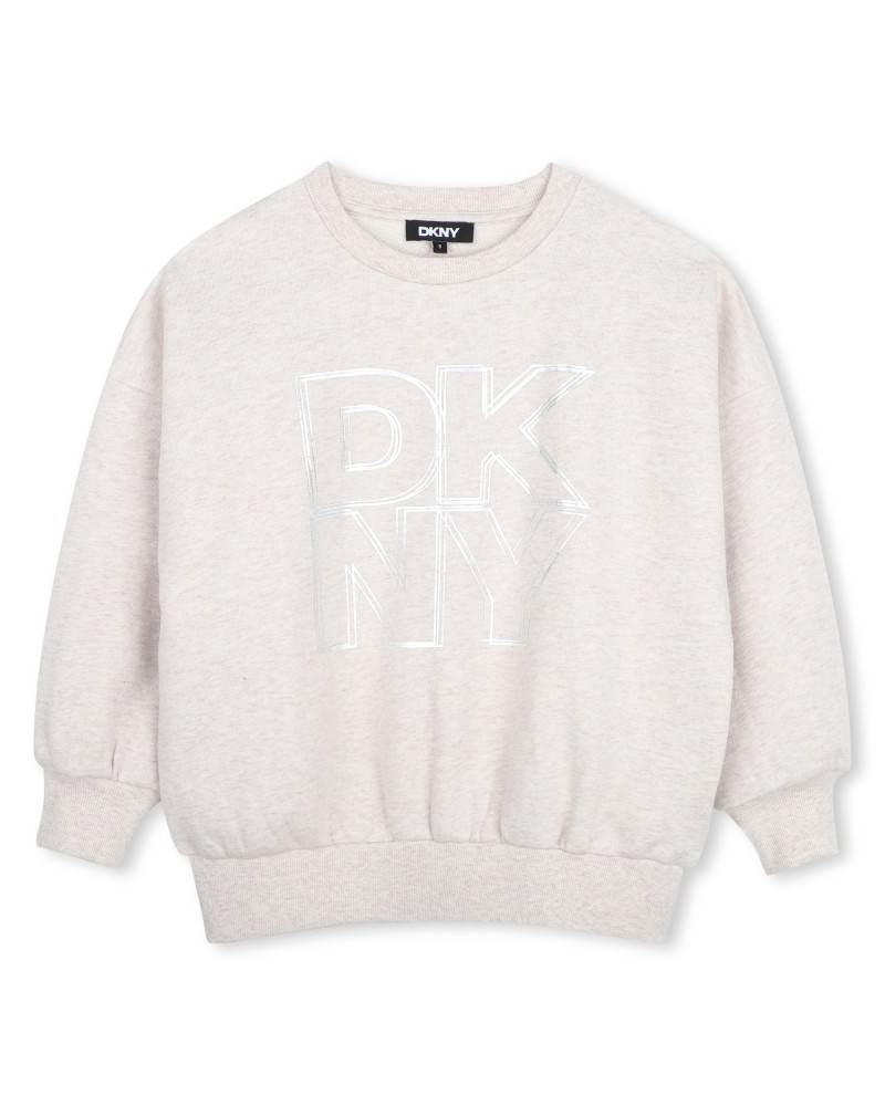 Sweat fille Dkny Beige Chine