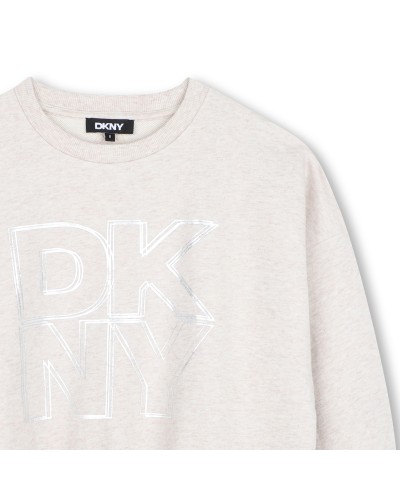 Sweat fille Dkny Beige Chine